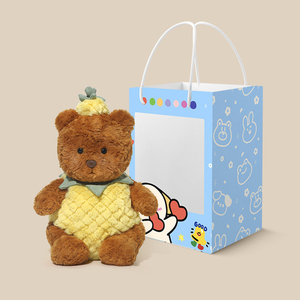 Oso <span class=keywords><strong>de</strong></span> Peluche Princesa: Almohada <span class=keywords><strong>de</strong></span> Peluche Súper Suave con Relleno <span class=keywords><strong>de</strong></span> Algodón PP, Linda Muñeca para <span class=keywords><strong>Dormir</strong></span> y Aliviar el Estrés - Product Image 6