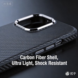Étui de téléphone en fibre de carbone - Product Image 4