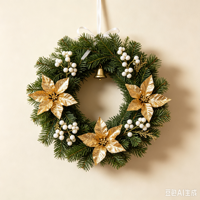 Feuille d'or métallique K 9x9cm pour artisanat de Noël, bricolage artistique, décoration professionnelle