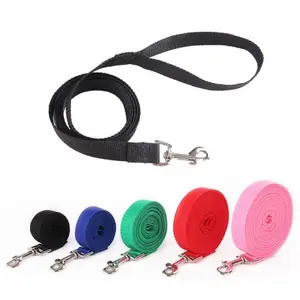 2023 1.2M 10m 50M Long Length Durable Longer Nylon Pet Leash Pet Supplies Outdoor Training Running Polyester Dog Rope Leash