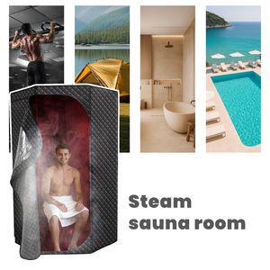 High Quality Foldable Wet <b>Sauna</b> Unit Indoor <b>Portable</b> Standing Far Infrared Home Personal Weight Loss Body Relaxation Spa - Product Image 2