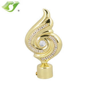 <span class=keywords><strong>Tringle</strong></span> à rideaux double dorée de style européen, design élégant, avec accessoires et supports doubles, pour <span class=keywords><strong>tringle</strong></span> en <span class=keywords><strong>bois</strong></span> - Product Image 4