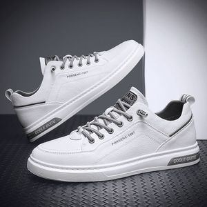 Zapatos Casuales de Cuero, Estilo Nuevo Primavera/Verano 2026 - Zapatillas Blancas para Hombre - Zapatos Blancos Deportivos de Invierno, Estilo Walking - Product Image 4