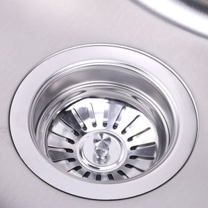 Encimera sobre encimera Nueva cocina hecha a máquina Fregaderos de cocina de un solo tazón Fregadero de cocina de acero inoxidable - Product Image 4