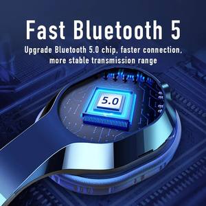Más barato plegable inalámbrico Hi-fi estéreo T5 tarjeta montada en la cabeza deportes correr oreja colgante inalámbrico para auriculares Blue Tooth <span class=keywords><strong>Gamer</strong></span> - Product Image 6