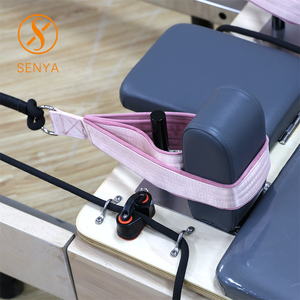 Senya xách tay Pilates đôi Vòng dây đai reformer Yoga thiết bị tập thể dục Nylon giống như lông cừu thép không gỉ 2 cái phụ kiện - Product Image 6