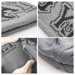 Capucha de redecilla de punto Jacquard de diseñador, accesorios de invierno abiertos lisos personalizables para hombre, máscara de esquí y pasamontañas para pesca deportiva - Product Image 5