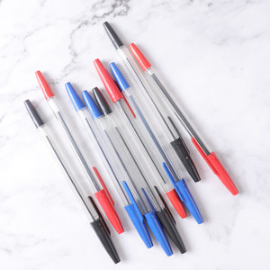 Stylo publicitaire simple en plastique pour magasin, cadeau promotionnel, stylo à bille personnalisé pas cher avec logo - Product Image 2