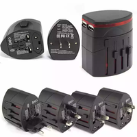 Adaptateur de voyage universel Adaptateur tout-en-un Chargeur dans le monde Adaptateur international AU US EU Prise d'alimentation Prise de chargeur