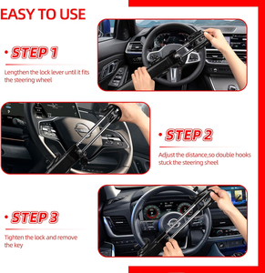 Produit Tendance : <span class=keywords><strong>Antivol</strong></span> de Volant Automatique Robuste pour <span class=keywords><strong>Voiture</strong></span> – Dispositif de Sécurité Réglable pour Véhicule - Product Image 5
