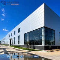 Almacén de Estructura de Acero Personalizado, Taller Industrial Metálico Prefabricado, Edificio de Almacenamiento Logístico
