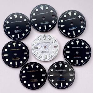 Nuevo NH34GMT con esfera luminosa azul verdosa mejorada, esfera metálica de 28.5 mm y piezas impresas para reloj - Product Image 1