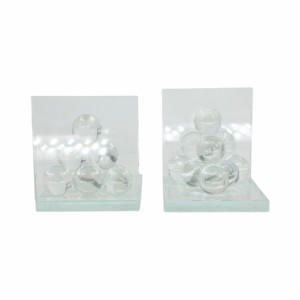 Fermalibri in Vetro a Forma di Sfera, Decorazione Moderna per Libreria, Accessorio per Scrivania Casa e Ufficio - Product Image 5