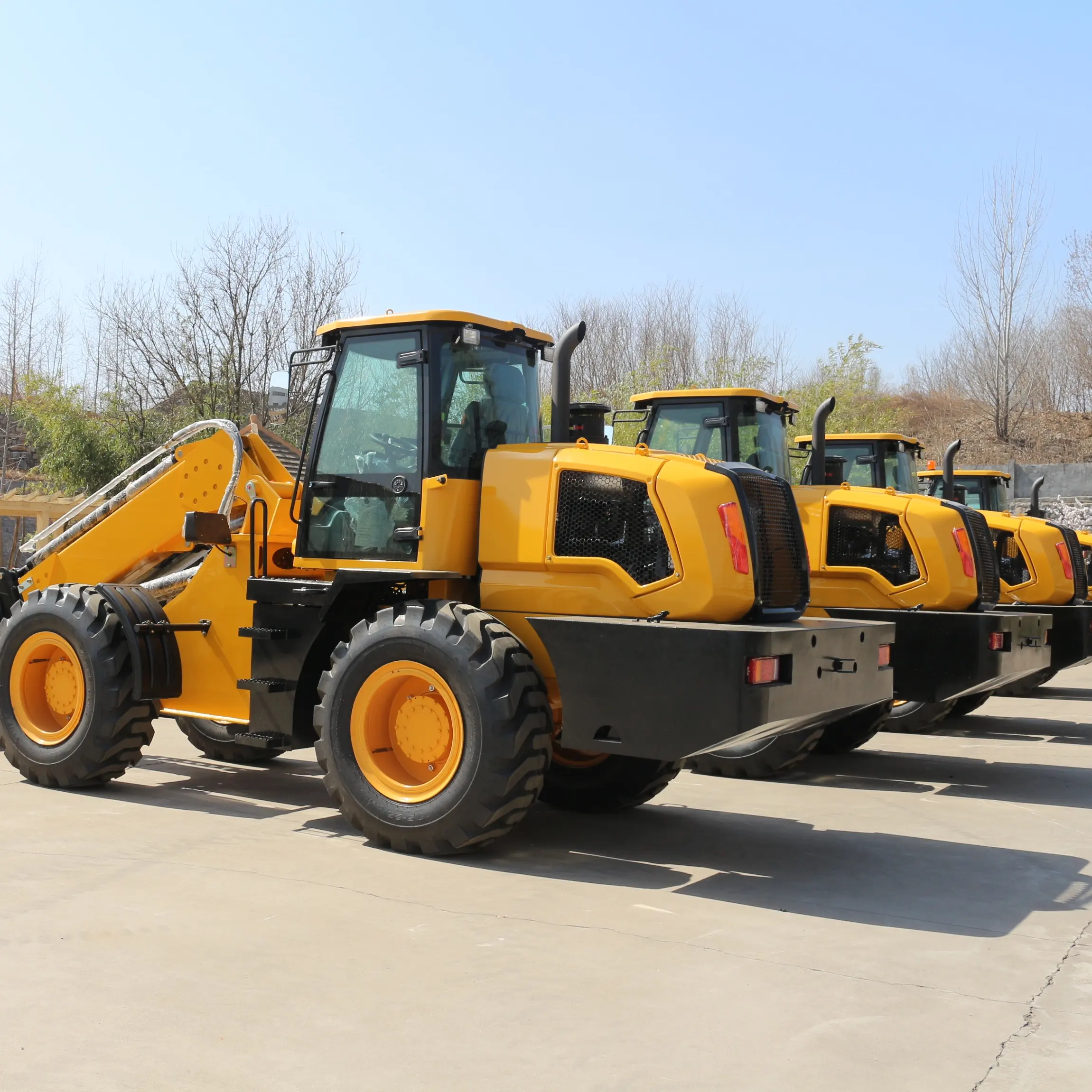1.5 Ton 2 Ton Telehandler Telescopic Wheel Loader Compact Front End Loader Mini Shovel Loader with CE Approved