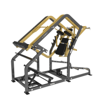 Machine à Squat Commercial Pendulum-X, Presse à Jambes et Hack Squat à Charge de Plaques pour l'Entraînement de la Force des Quadricipitres, des Fessiers et des Ischio-jambiers