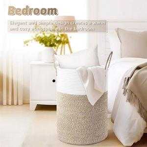 Boîte à pain en rotin pour la cuisine, trieur de linge, ensemble de 3 compartiments, panier en herbe de mer, panier à serviettes, panier à linge en fibre naturelle - Product Image 4