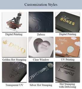 Tùy chỉnh bán buôn nhỏ màu hồng dập nổi nam châm Hộp quà tặng cho kinh doanh mua sắm - Product Image 5