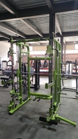 Machine Smith multifonctionnelle Freeman avec système de câbles croisés et pile de poids, rack Smith tout-en-un et Power Cage