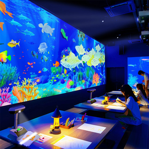 <span class=keywords><strong>3D</strong></span> vẽ chiếu tương tác trò chơi trẻ em máy chiếu hiệu ứng nhập vai vẽ bảng Chương trình hoạt hình năng động - Product Image 6