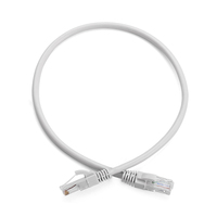 Câble de raccordement Cat6 UTP RJ45 4 paires 8 conducteurs torsadés en cuivre pur certifié ROHS/CE/FC avec gaine PVC/SZH/PE pour réseau