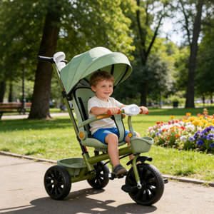 <span class=keywords><strong>Triciclo</strong></span> para Niños de Alta Calidad, Adorable <span class=keywords><strong>Triciclo</strong></span> para Bebés con Barra de Empuje, <span class=keywords><strong>Triciclo</strong></span> para Niños con Parasol - Product Image 4