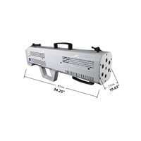 Machine à fumée multicolore 1500W en métal, à commande manuelle et à distance, pour fumer le poisson et la viande, avec fonction bulles