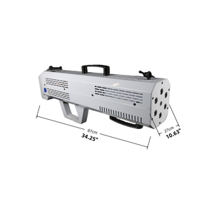 Pistola de Burbujas con Control Remoto y <span class=keywords><strong>Manual</strong></span>, Máquina de Humo Multicolor para Carnes Ahumadas - Product Image 1