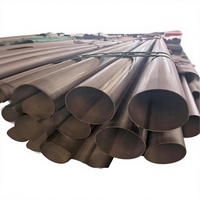 Tuyau soudé en acier inoxydable duplex 2205 EFW 377*6*6000mm, longueur fixe, découpe sur mesure, dessalinisation, pétrochimie, industrie