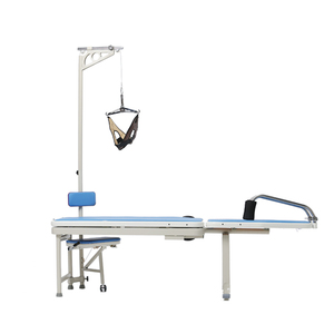 Cama de Hospital para Tracción Cervical y Lumbar, Cama Manual de Tracción Lumbar para Enfermería, Cama de Clínica Médica - Product Image 1
