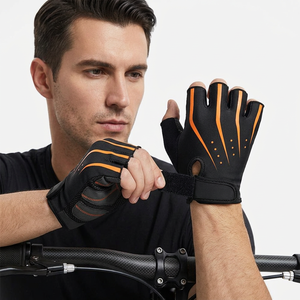 Guantes de Gimnasio Unisex de Medio Dedo Saar Industries SI-GG-1020, Transpirables, de Silicona, Cómodos para Levantamiento de Pesas - Product Image 1