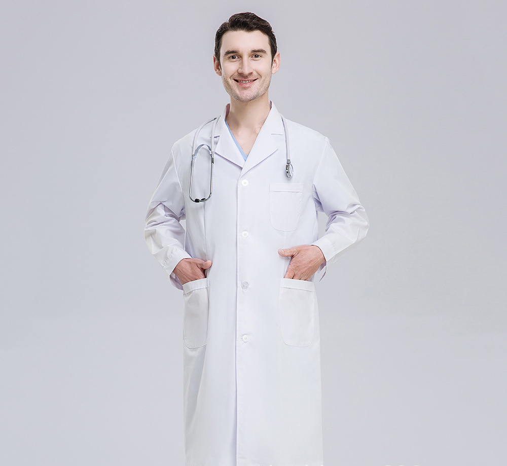 Maglia bianca a maniche lunghe da uomo