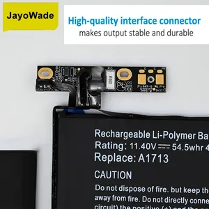 Nueva batería de portátil A1713 de 4781mAh para Apple <span class=keywords><strong>MacBook</strong></span> <span class=keywords><strong>Pro</strong></span> 13 "<span class=keywords><strong>A1708</strong></span> 2016 2017 <span class=keywords><strong>EMC</strong></span> 2978 <span class=keywords><strong>3164</strong></span> 020-00946 MLL42LL Batteria AKKU A1713 - Product Image 3