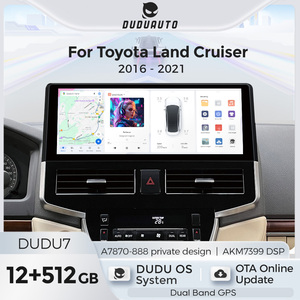 DUDUAUTO DUDU7 A7870 AKM7739 DSP 12+512G 8K QLED Autoradio pour Toyota Land Cruiser 2016-2021 15 pouces - Product Image 1