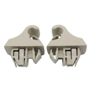 Mitsubishi Sun Visor <b>Clips</b> MR779704 MR779705 Beige Gray Makeup Mirror Fixing <b>Hooks</b> For Pajero V73 V77 V93 V97 - Product Image 4