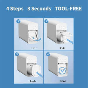 Zero <span class=keywords><strong>acqua</strong></span> <span class=keywords><strong>stagnante</strong></span> RO depuratore d'<span class=keywords><strong>acqua</strong></span> guscio di cocco carbonio 1300m ²/g per il gusto fresco filtro 3 anni - Product Image 4