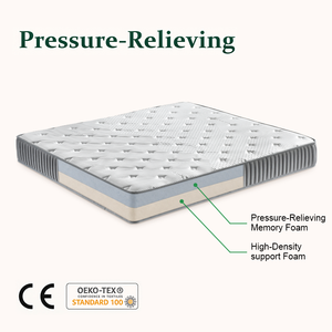 Matelas orthopédique en mousse à mémoire de forme, matelas compressé en boîte, matelas Queen et King Size, matelas compressé orthopédiques - Product Image 1
