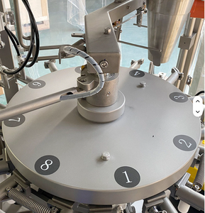 HL8DF 50-3000g High-Accuracy Electric Automatic Food Film Packaging Machine with PLC for Pre-made Bags - Product Image 3