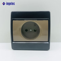 Interruptor Táctil Individual/Múltiple Ingelec, Estándar Europeo, Interruptor de Pared para Uso Doméstico, para Luces y Televisores, Instalación Empotrada, 1 Año de Garantía