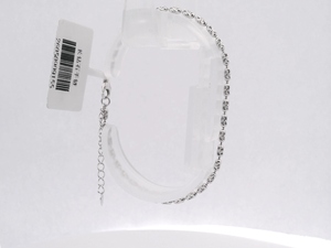 Longjia Gloss Long Pt950 Bracelet à maillons minimalistes brillants et réfléchissants, unisexe, platine doux, 4,27g, pour invité de mariage, cadeau bijou - Product Image 4