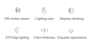 Luci wireless a <span class=keywords><strong>LED</strong></span> ricaricabili e personalizzabili per <span class=keywords><strong>armadio</strong></span> e <span class=keywords><strong>armadio</strong></span> con sensore di movimento e ricarica USB - Product Image 5