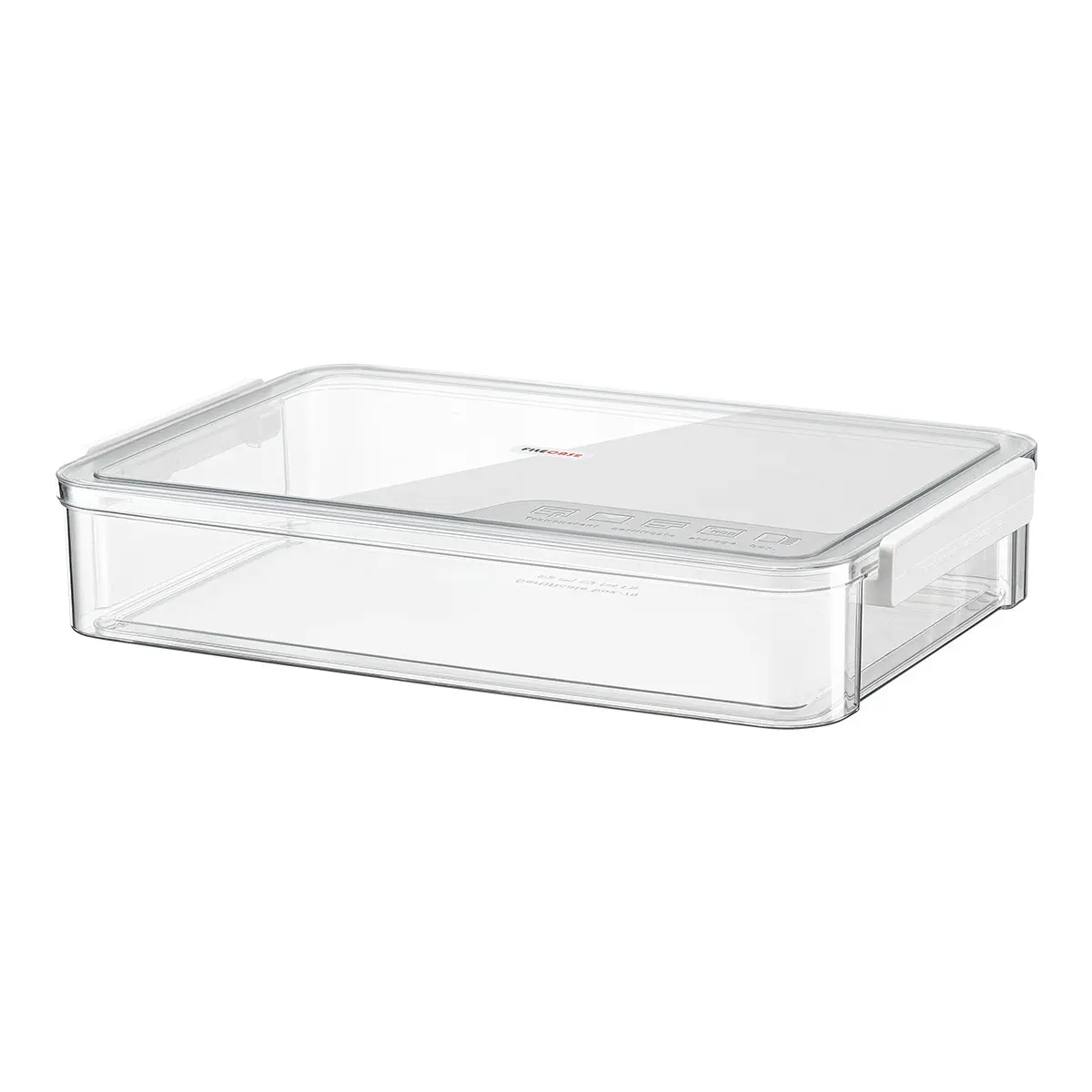 Large A4 Size PET Transparent Storage Box for Home Office Document Sorting Modern Design Rectangle Plastic Data Container