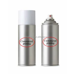 Lata de pintura en aerosol personalizada, lata de aerosol recargable, fabricante de Guangzhou