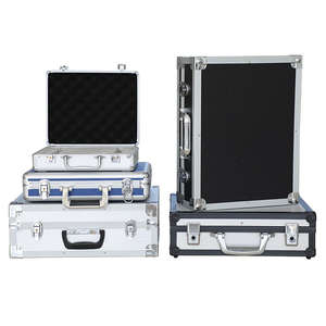 Kotak penyimpanan wadah alat tahan lama aluminium keras kustom tas jinjing kunci kombinasi - Product Image 6