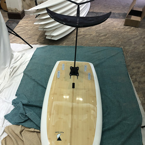 Tabla de Surf Hydrofoil de Fibra de Carbono Haruyama, Núcleo de EPS, Fibra de Vidrio Epoxi, Color Personalizado, 8 kg, Ligera, para Surf Offshore Unisex - Product Image 4