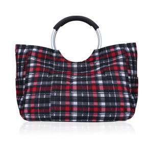 Bolsa de Compras Impermeable para Viajes al Aire Libre, Bolsa de Camping Plegable, Cesta de Picnic con Asas de Aluminio - Product Image 3