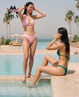 MLY Zwempak Dames Sexy Driehoek Bikini Meerdere Kleuren Mix & Match met Bikini Bandjes Jongens Zwempak