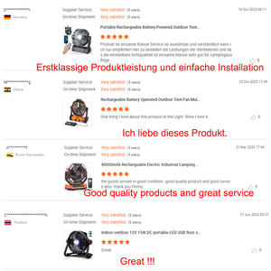 Cargador de teléfono plegable portátil multifuncional para exteriores, ventilador eléctrico Solar para acampar con luz alimentada por Dynamo Solar Energy - Product Image 2