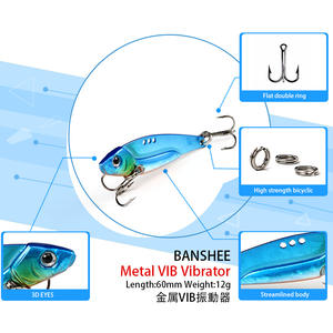 DR01 Lame Métallique VIB Cuillère Biat 60mm/12g Leurre de Pêche Jigging Leurre Plomb Jig Métal Leurre - Product Image 5