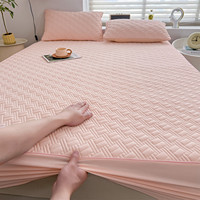 Nouvel ensemble de draps-housses 3 pièces en soie rafraîchissante et spandex antibactérien 10A, couleur unie, pour matelas effet glace 2026
