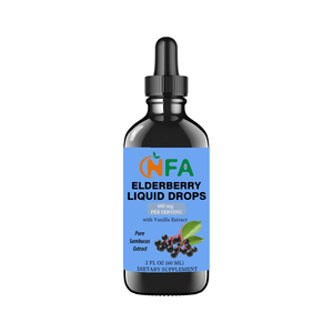 High Potency Elderberry Extract Drops Liquid Immune Support <b>Supplement</b> Zinc Vitamin c Elderberry Liquid Drops for Adults - Product Image 1